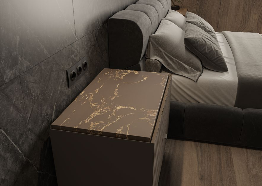 Mesita de Noche 63022 – Brown Gold