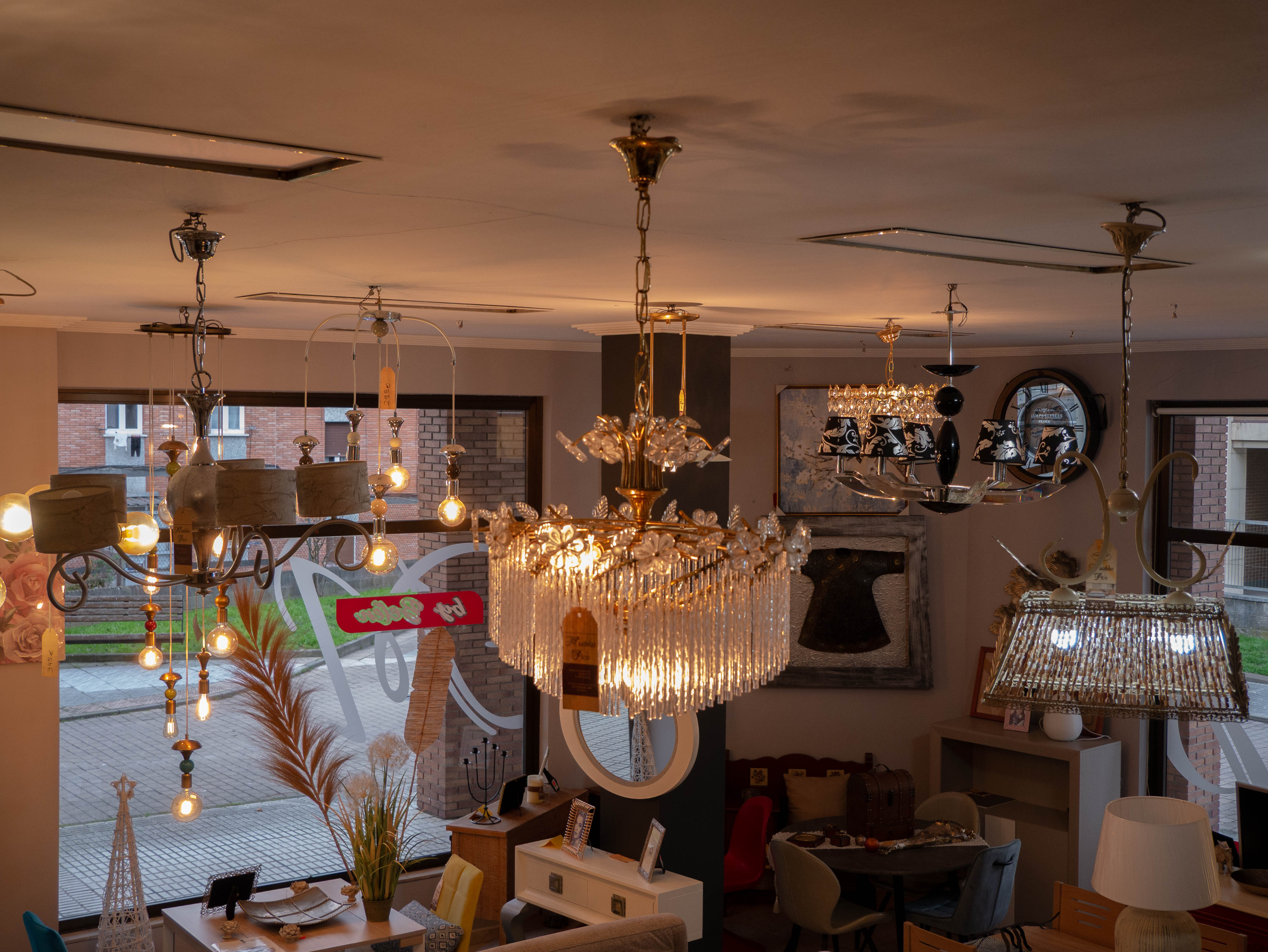 Lámparas decorativas de techo